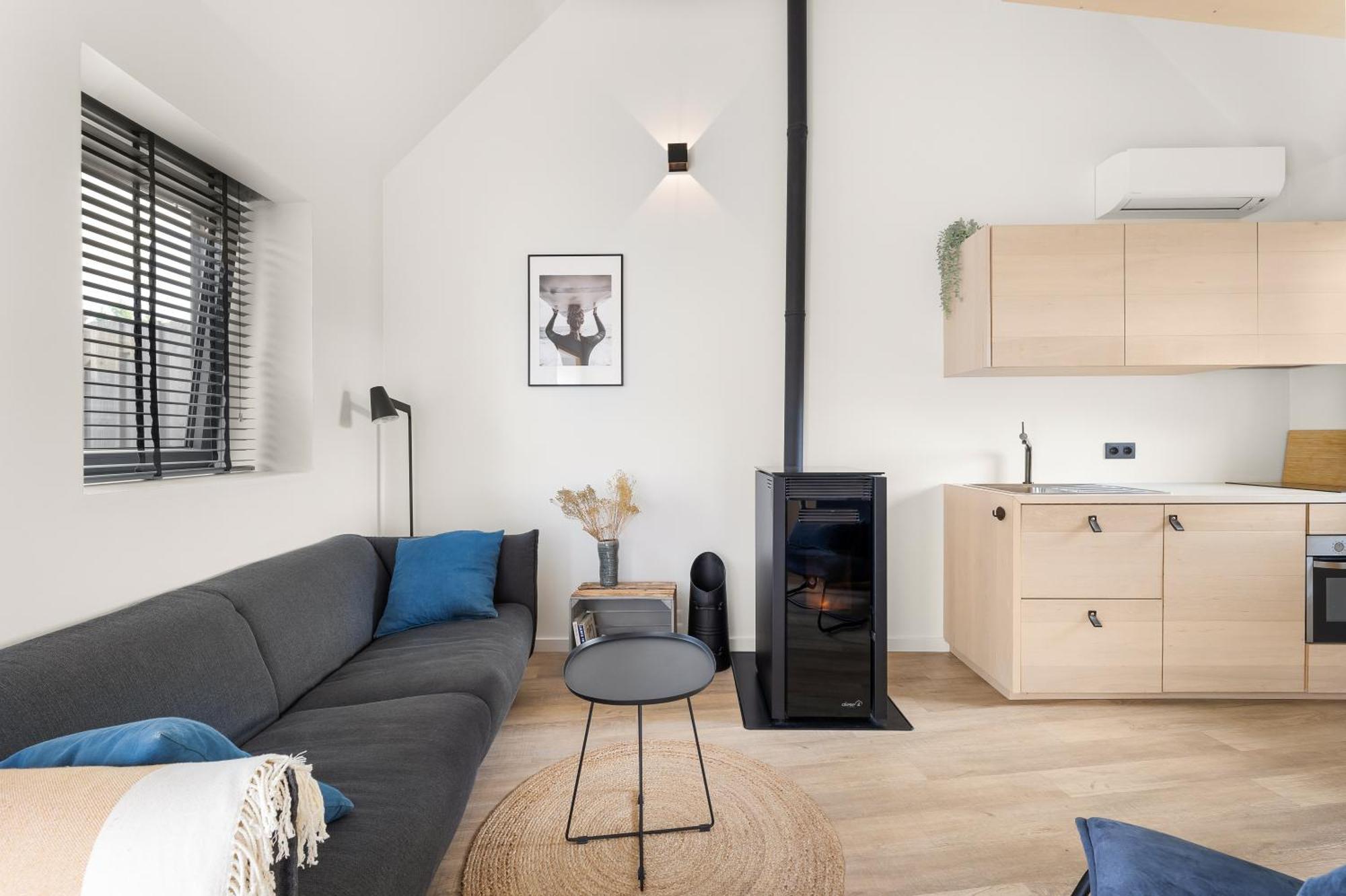 Romantisch Huisje Met Houtkachel & Airco Op 2,5Km Van Zee 그로데 외부 사진